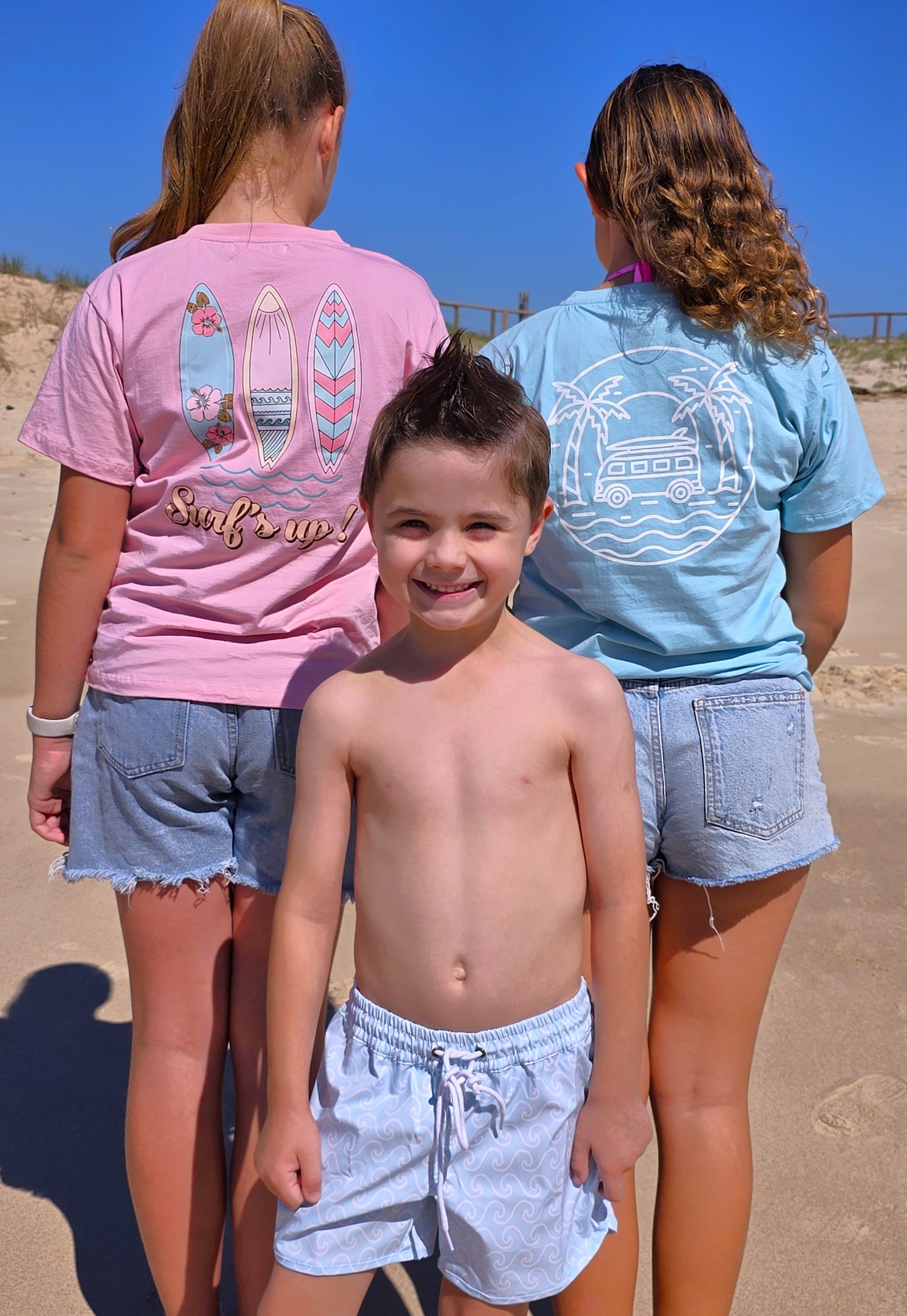 "Surfs Up!" Soft Pink T~Shirt