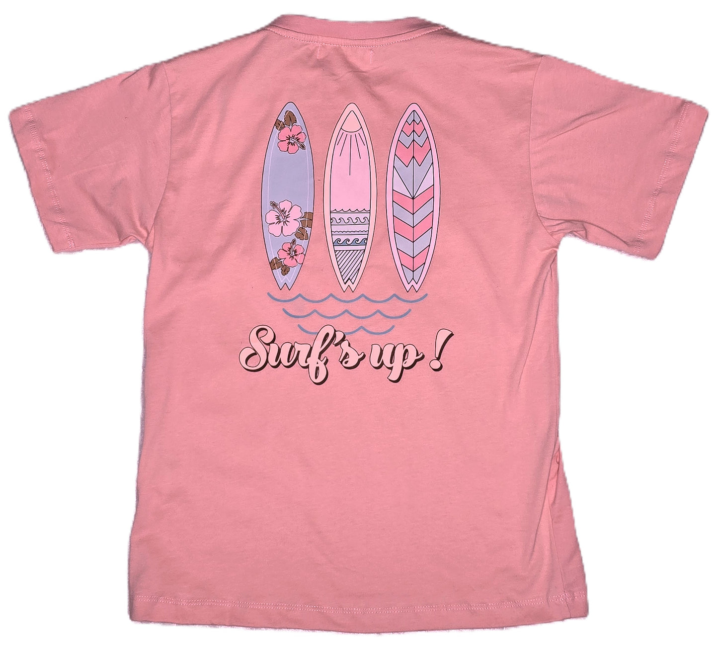 "Surfs Up!" Soft Pink T~Shirt