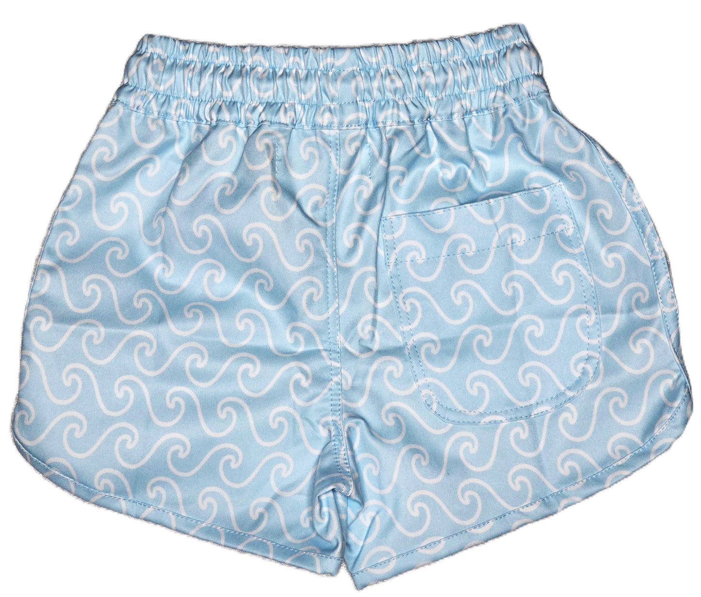 "Wave" Blue Mist Shorts