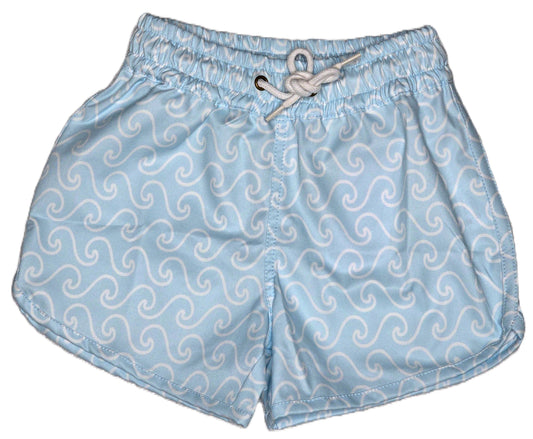 "Wave" Blue Mist Shorts