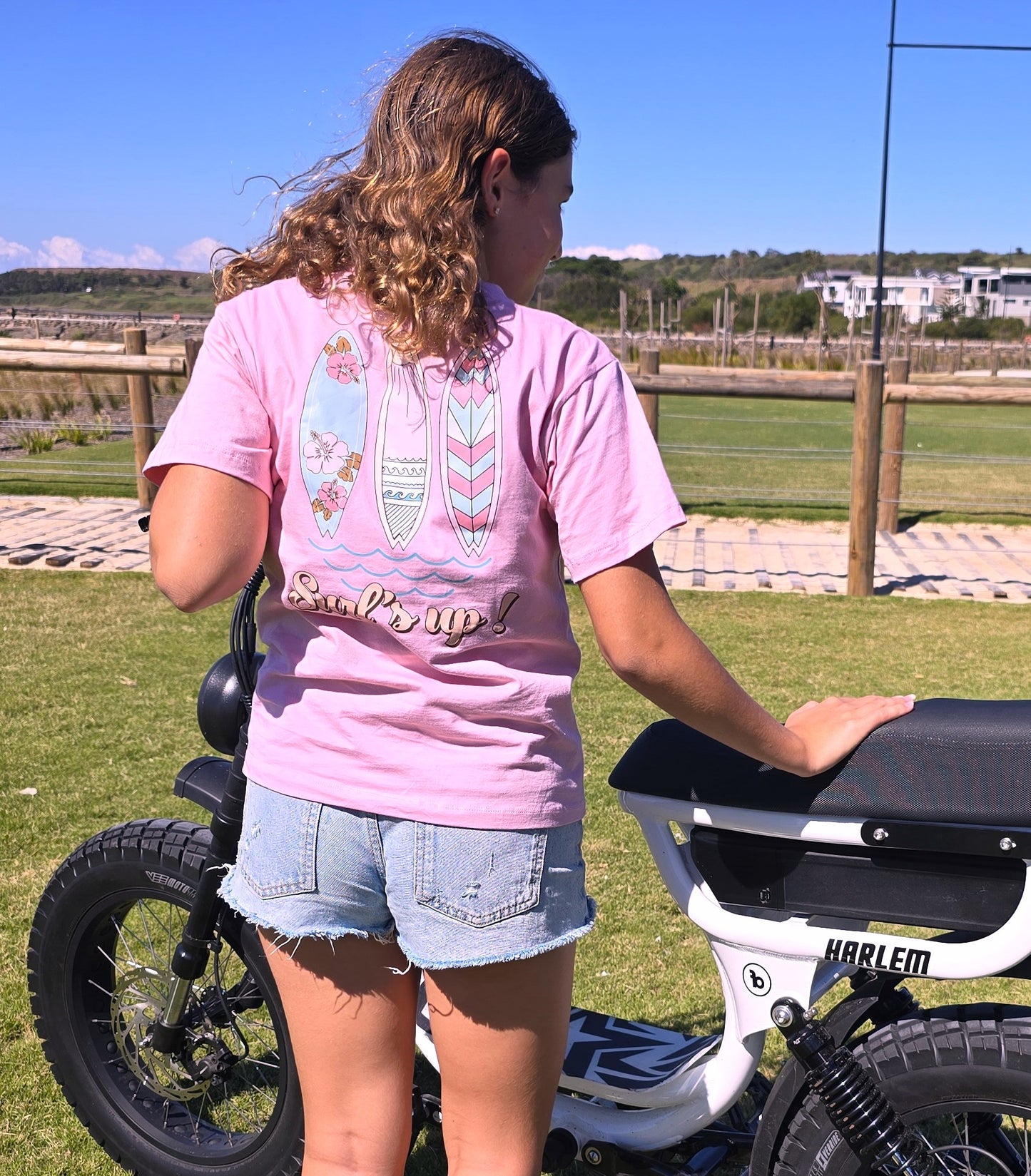 "Surfs Up!" Soft Pink T~Shirt